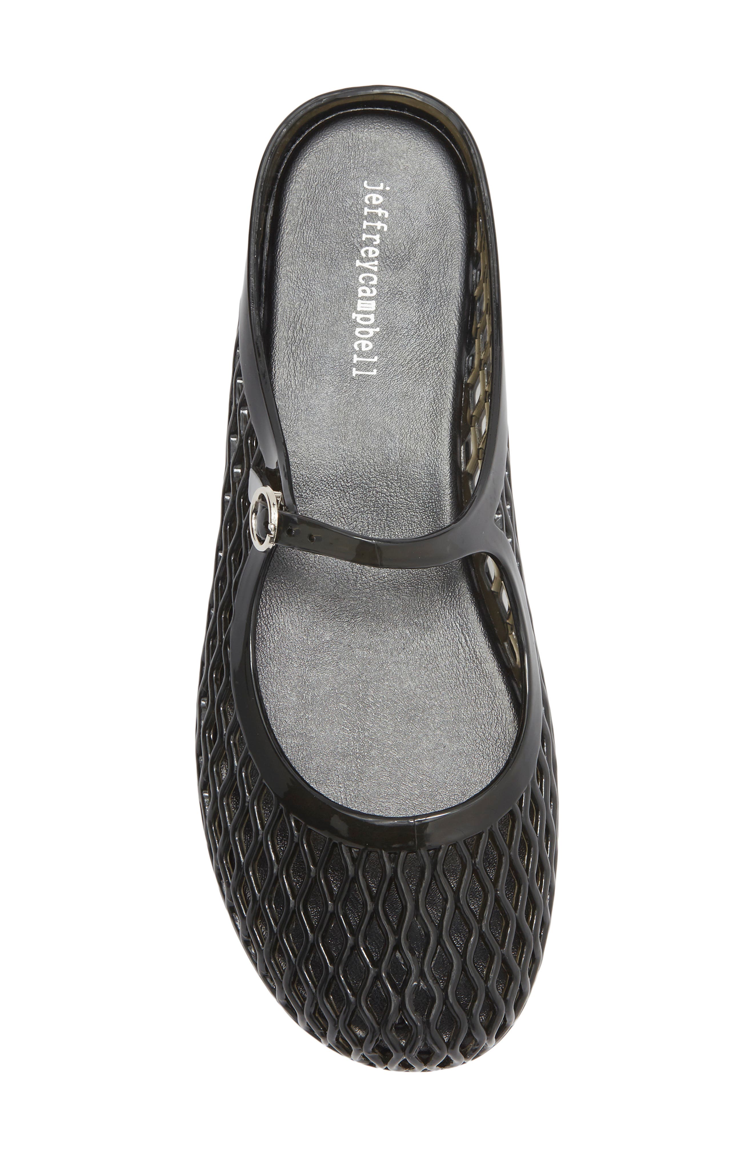 Jeffrey Campbell Adorable Jelly Mary Jane Mule, Alternate, color, Black