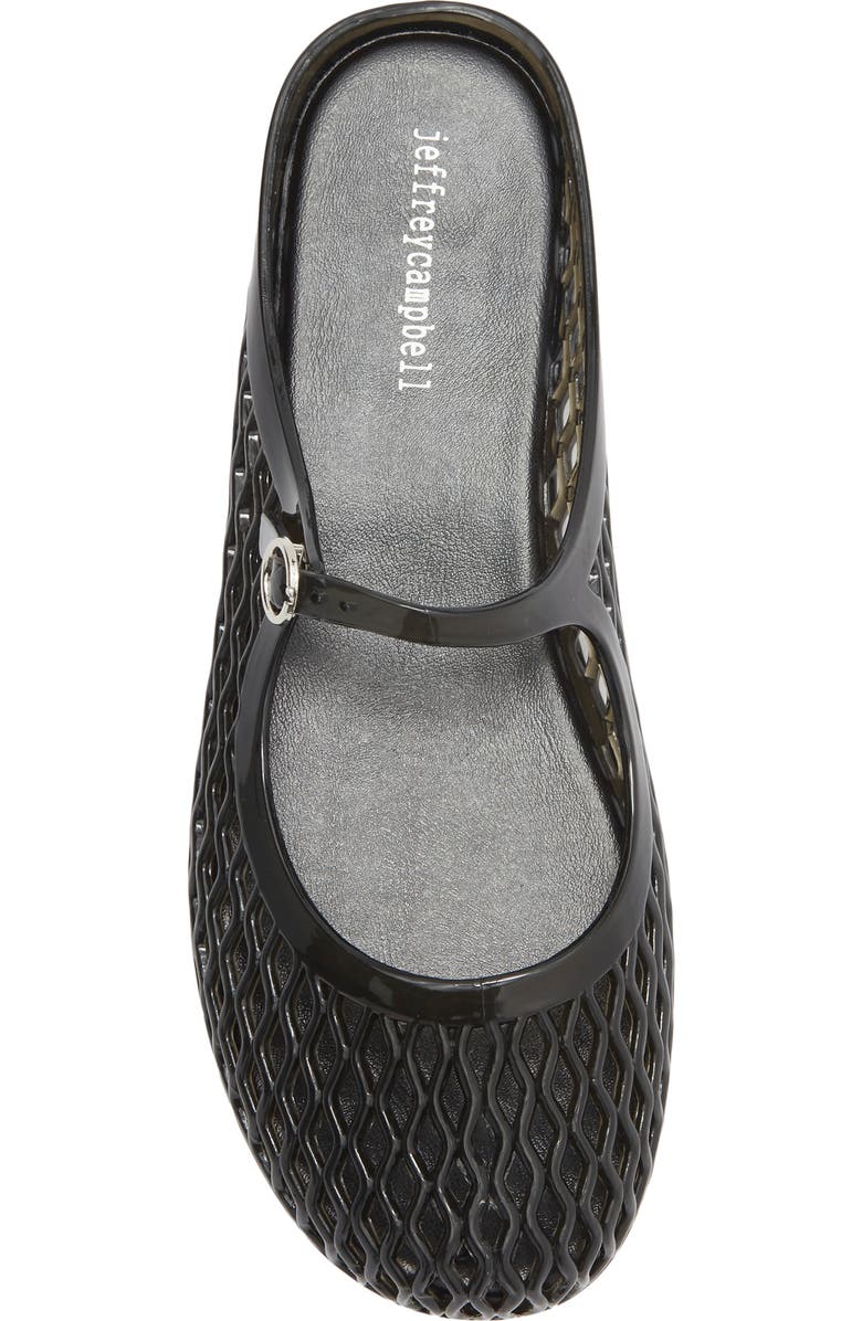 Jeffrey Campbell Adorable Jelly Mary Jane Mule, Alternate, color, Black