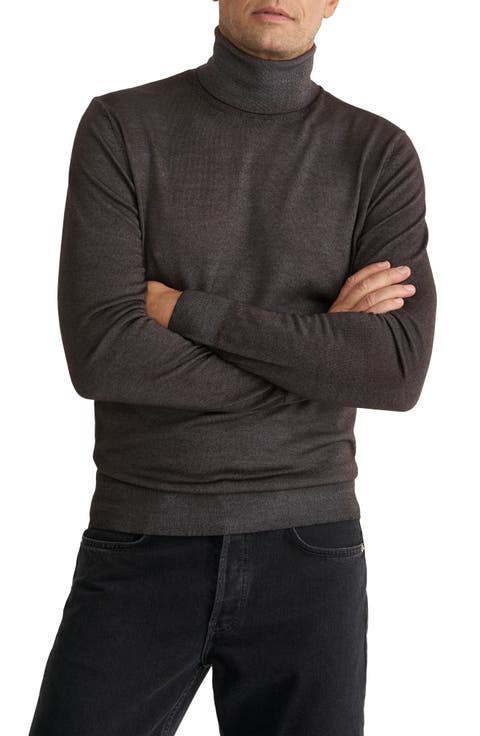 Merino Wool Turtleneck Sweater