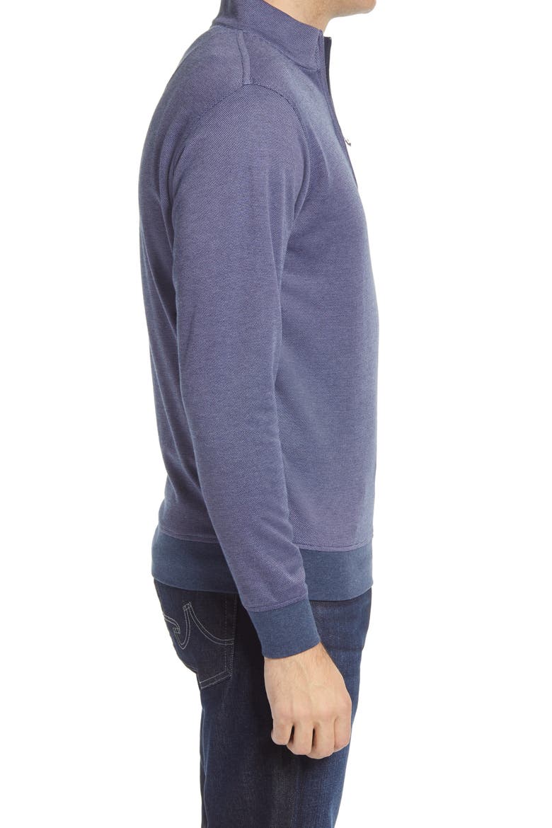 Crown Comfort Quarter Zip Pullover, Alternate, color, NAVY