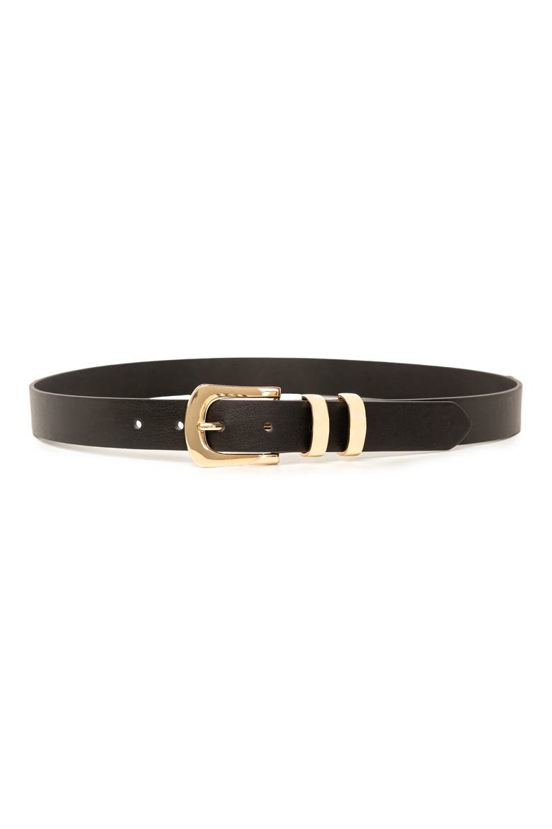 Shaped Harness Belt, Main, color, BLACK