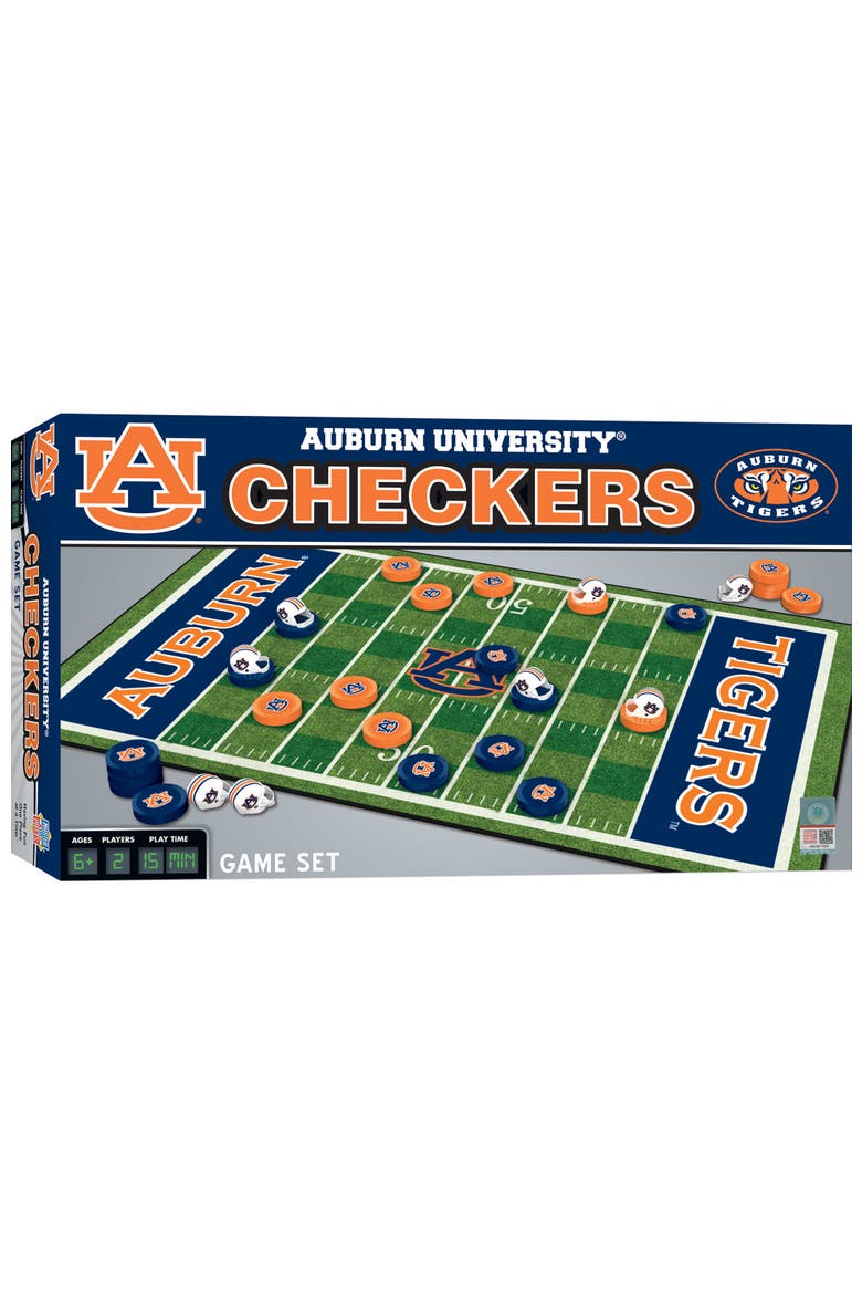 Auburn Tigers Checkers Board Game, Main, color, Multicolor