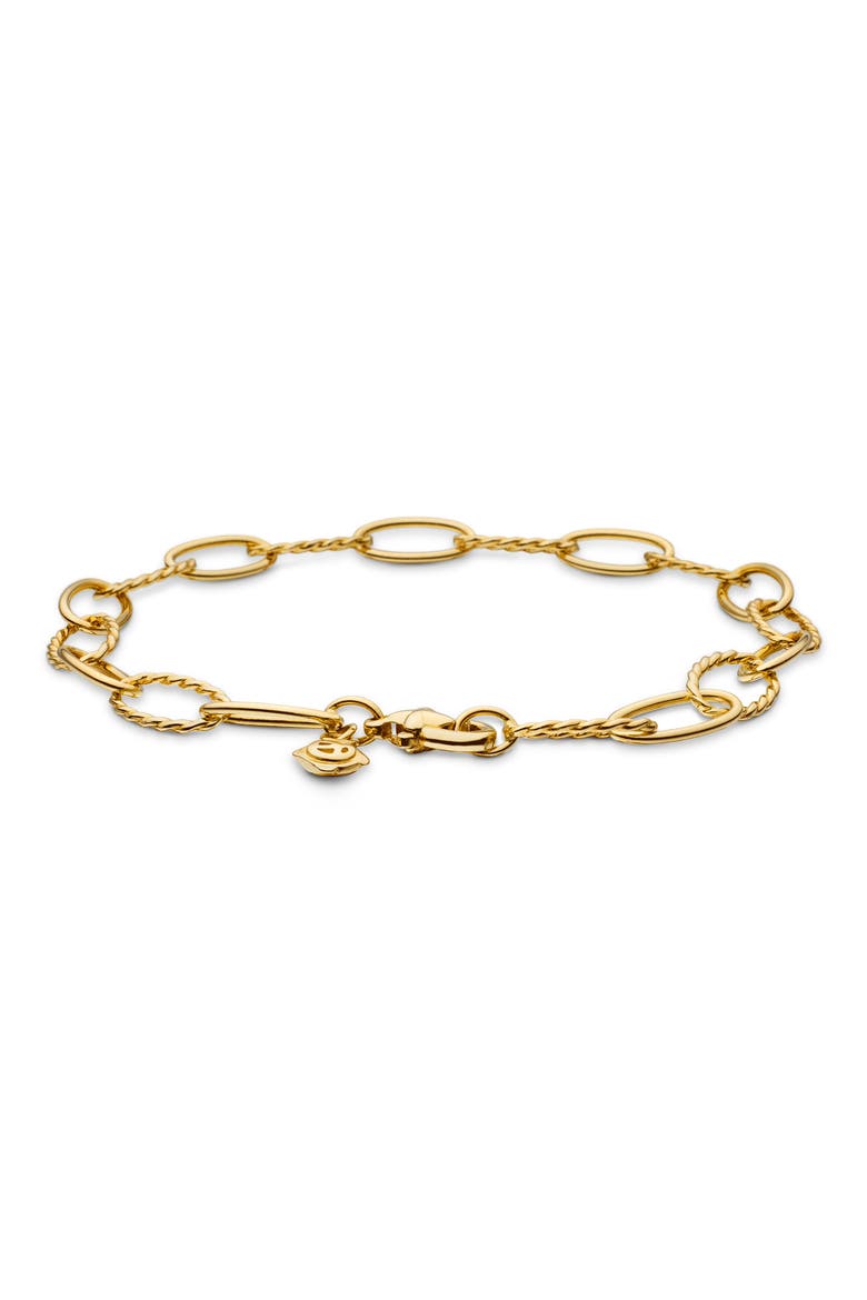Stax Oval Link 18K Gold Bracelet, Alternate, color, YELLOW GOLD