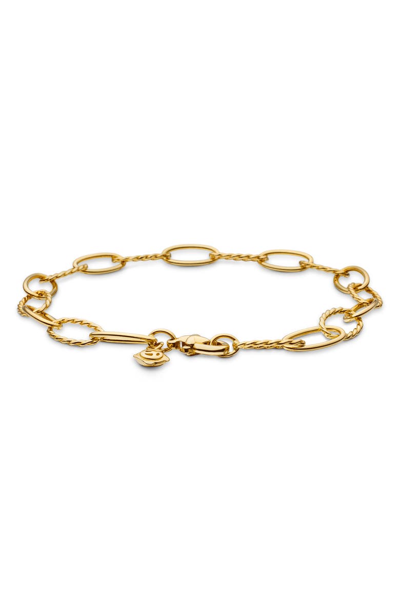 David Yurman Stax Oval Link 18K Gold Bracelet, Alternate, color, Yellow Gold