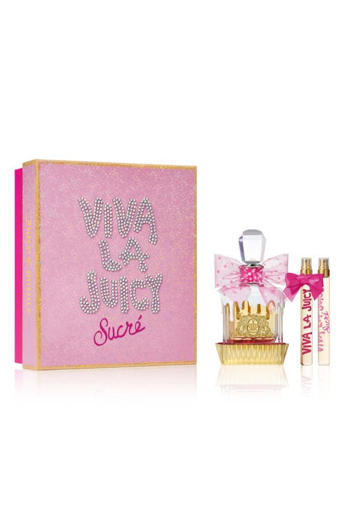 Juicy Couture Viva La Juicy Sucré Fragrance Set $190 Value In Transparent