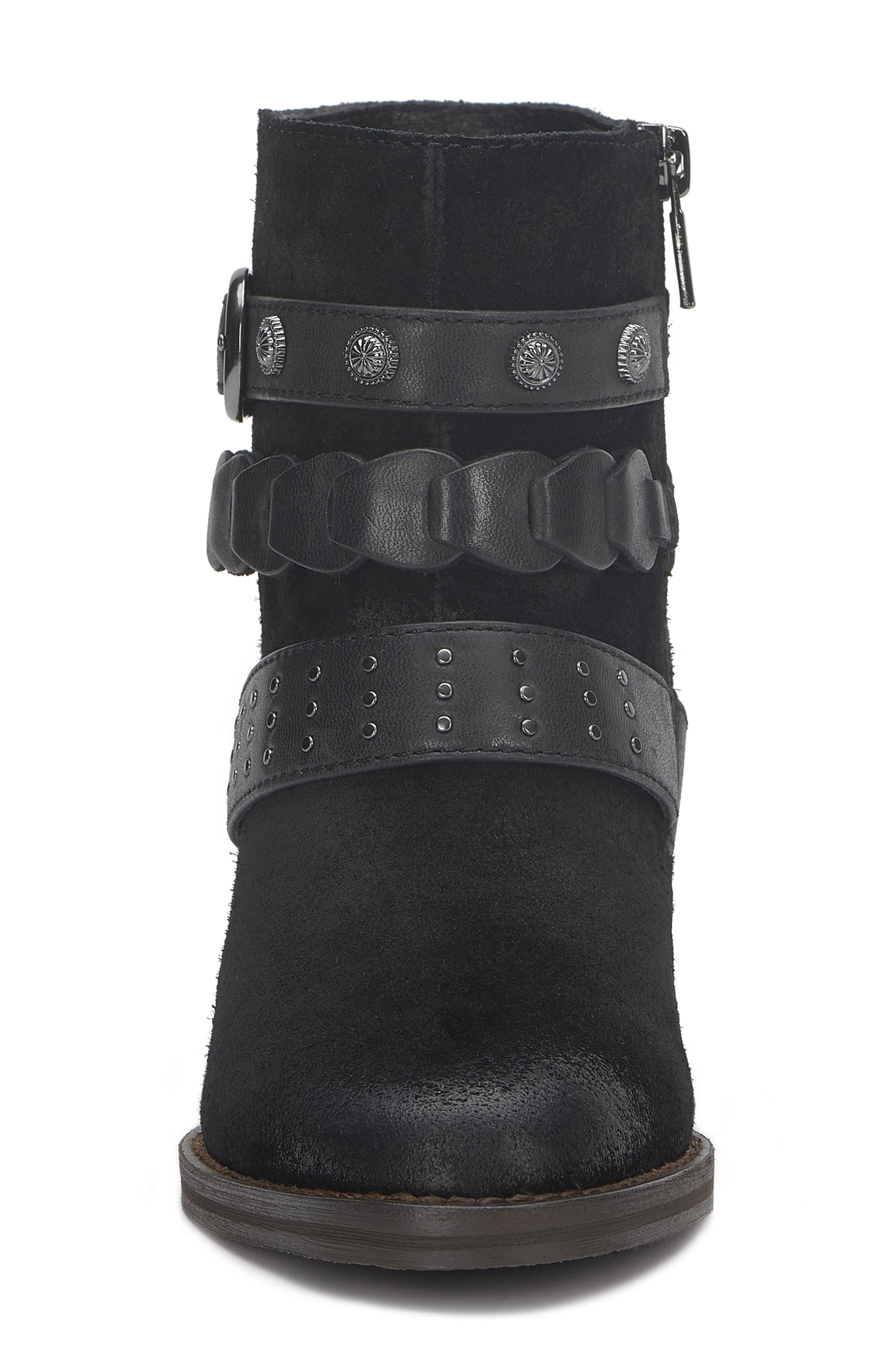 Lucky Brand Miav Bootie, Alternate, color, Black / Black Oil