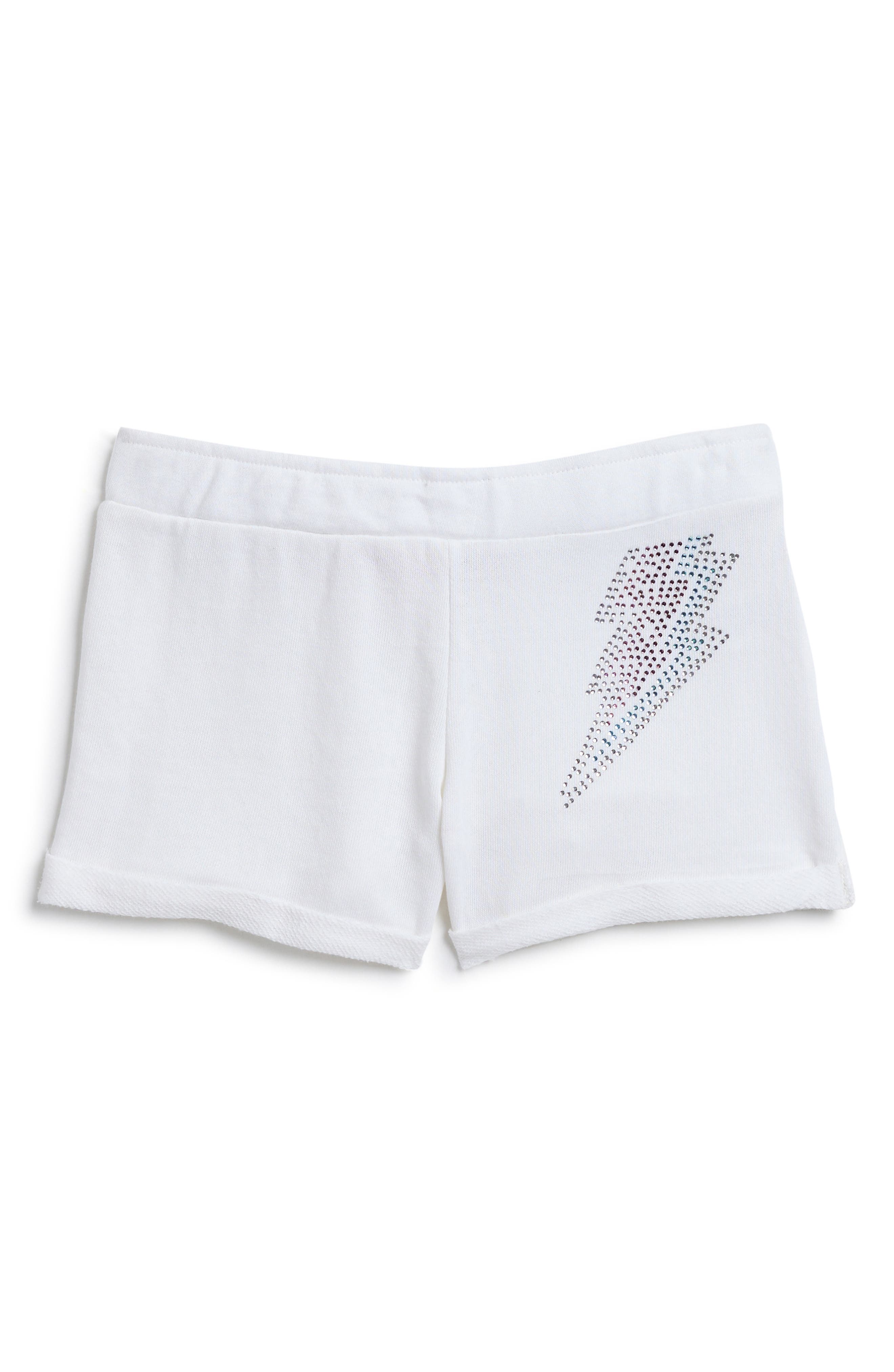 Vintage Havana Kids' Lightning Bolt Studded Shorts (Women) | Nordstromrack