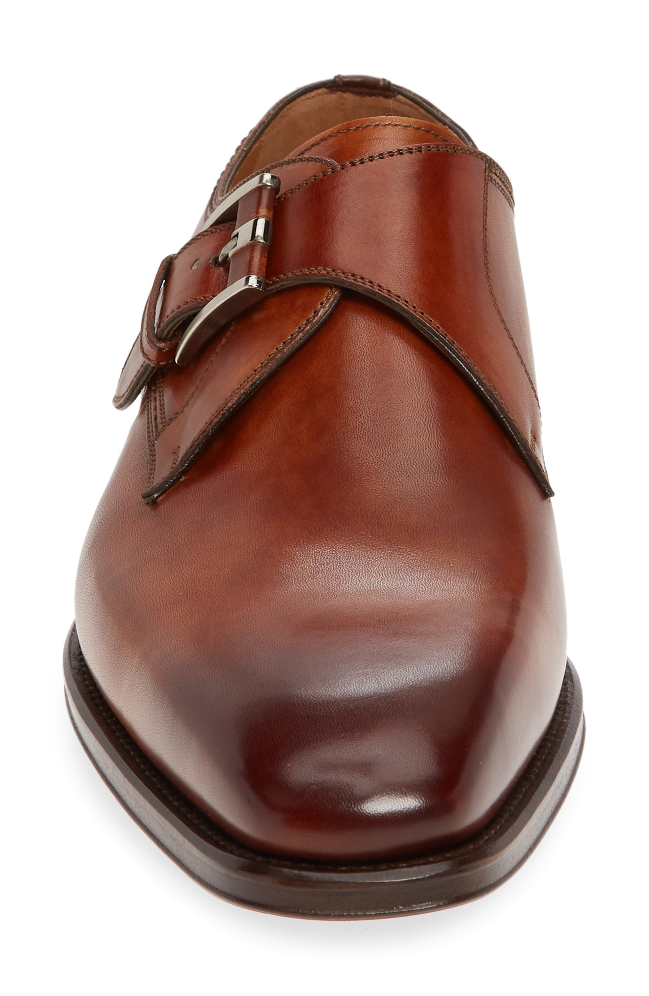 Marco II Monk Strap Shoe, Alternate, color, COGNAC LEATHER