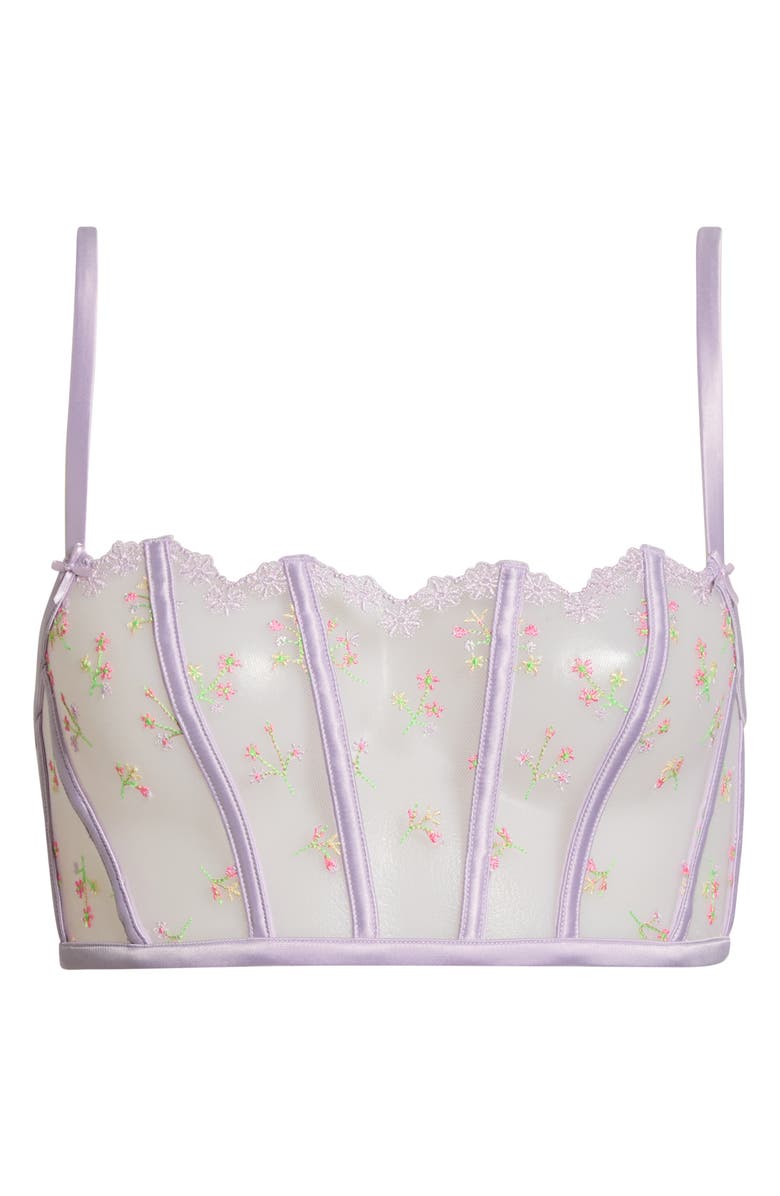 Etam Reveuse Bustier, Alternate, color, Lilac