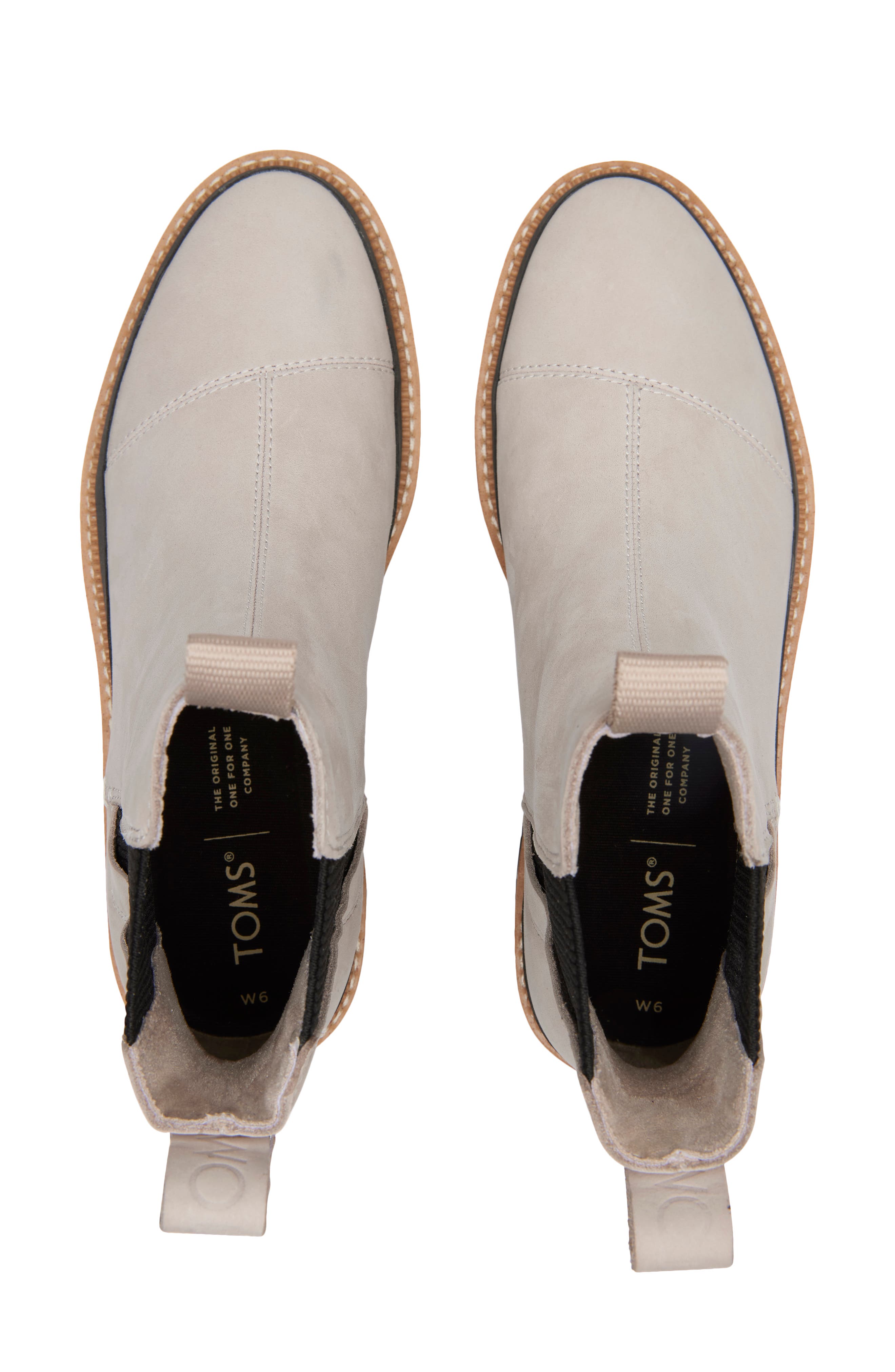 TOMS Dakota Water Resistant Chelsea Boot, Alternate, color, Natural