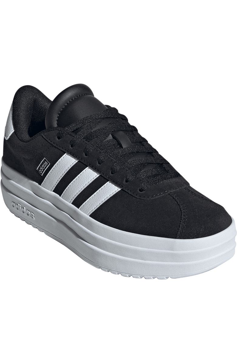 adidas Kids' VL Court Bold Lifestyle Sneaker, Main, color, Cblack/Ftw