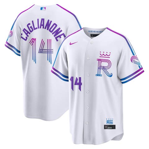 Men's Nike Jac Caglianone White Kansas City Royals 2026 City Connect Stadium Jersey