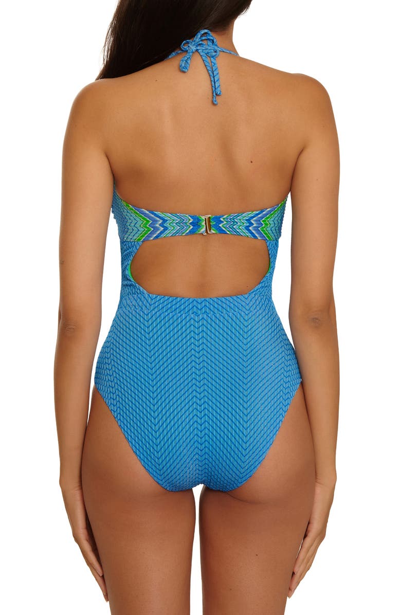 Becca Sunrise One-Piece Swimsuit, Alternate, color, 