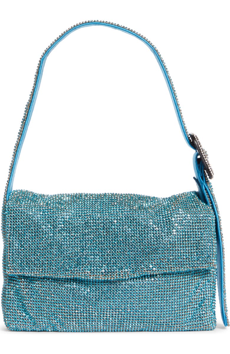 Benedetta Bruzziches Vitty Mignon Crystal Mesh Shoulder Bag, Main, color,