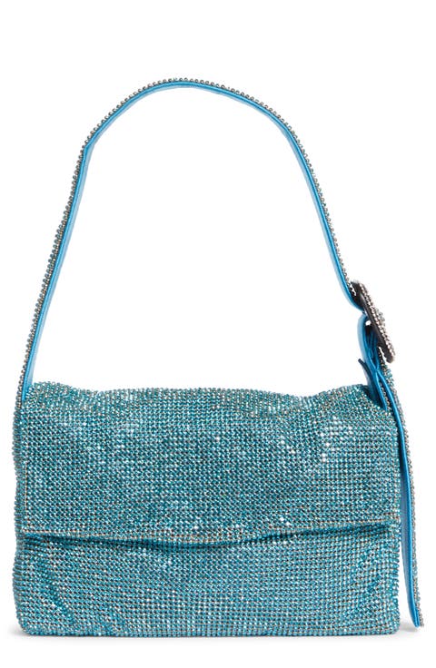 Vitty Mignon Crystal Mesh Shoulder Bag