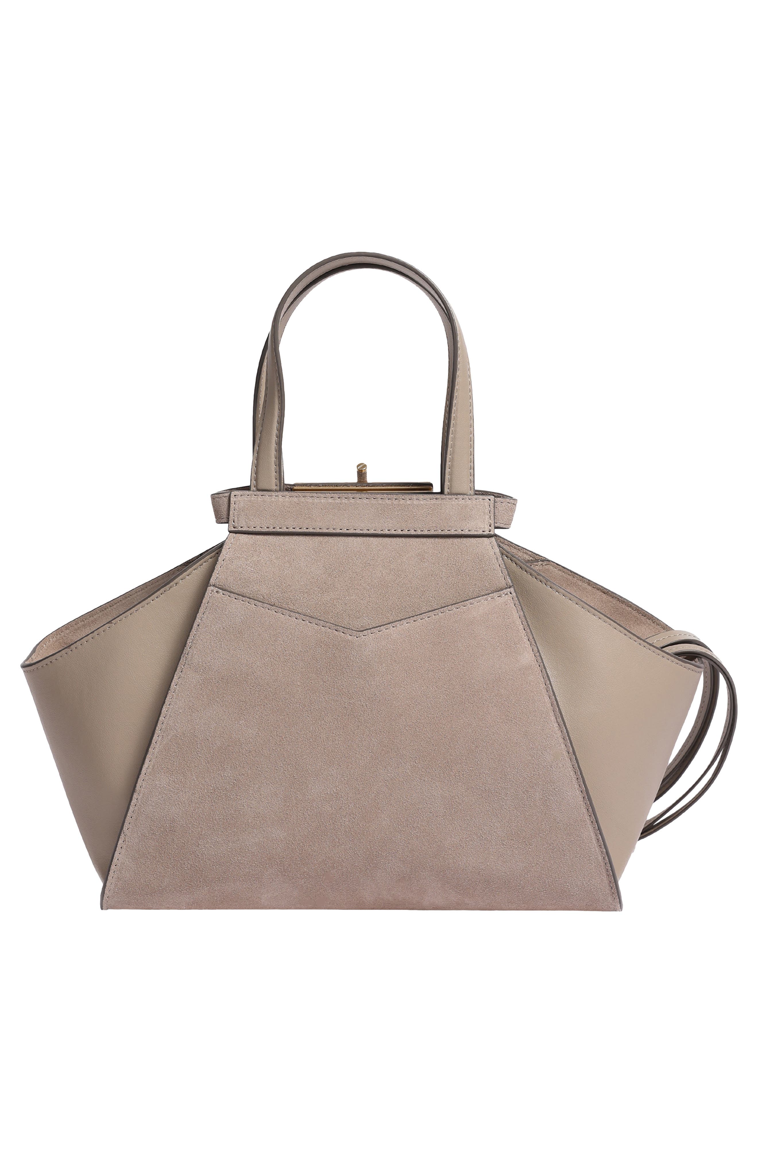Crosby Leather Satchel, Alternate, color, TAUPE