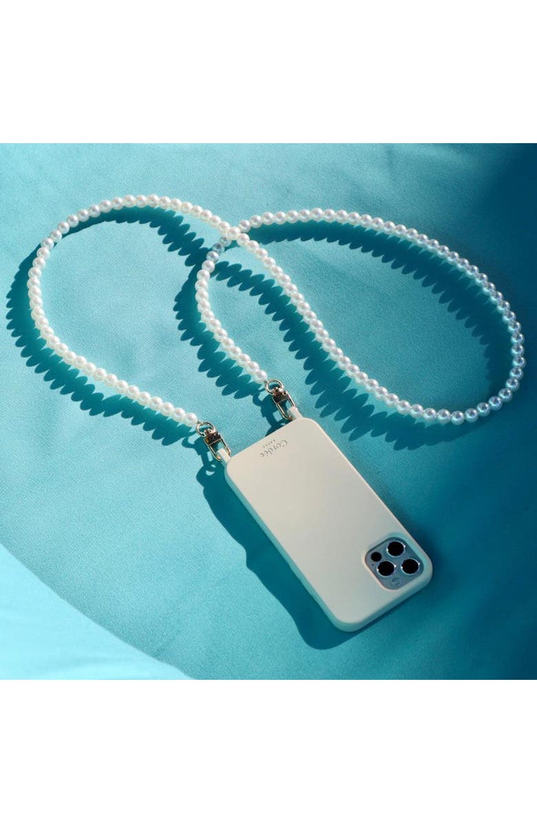 Cordée Cases Pearl Phone Chain Bundle, Alternate, color, White