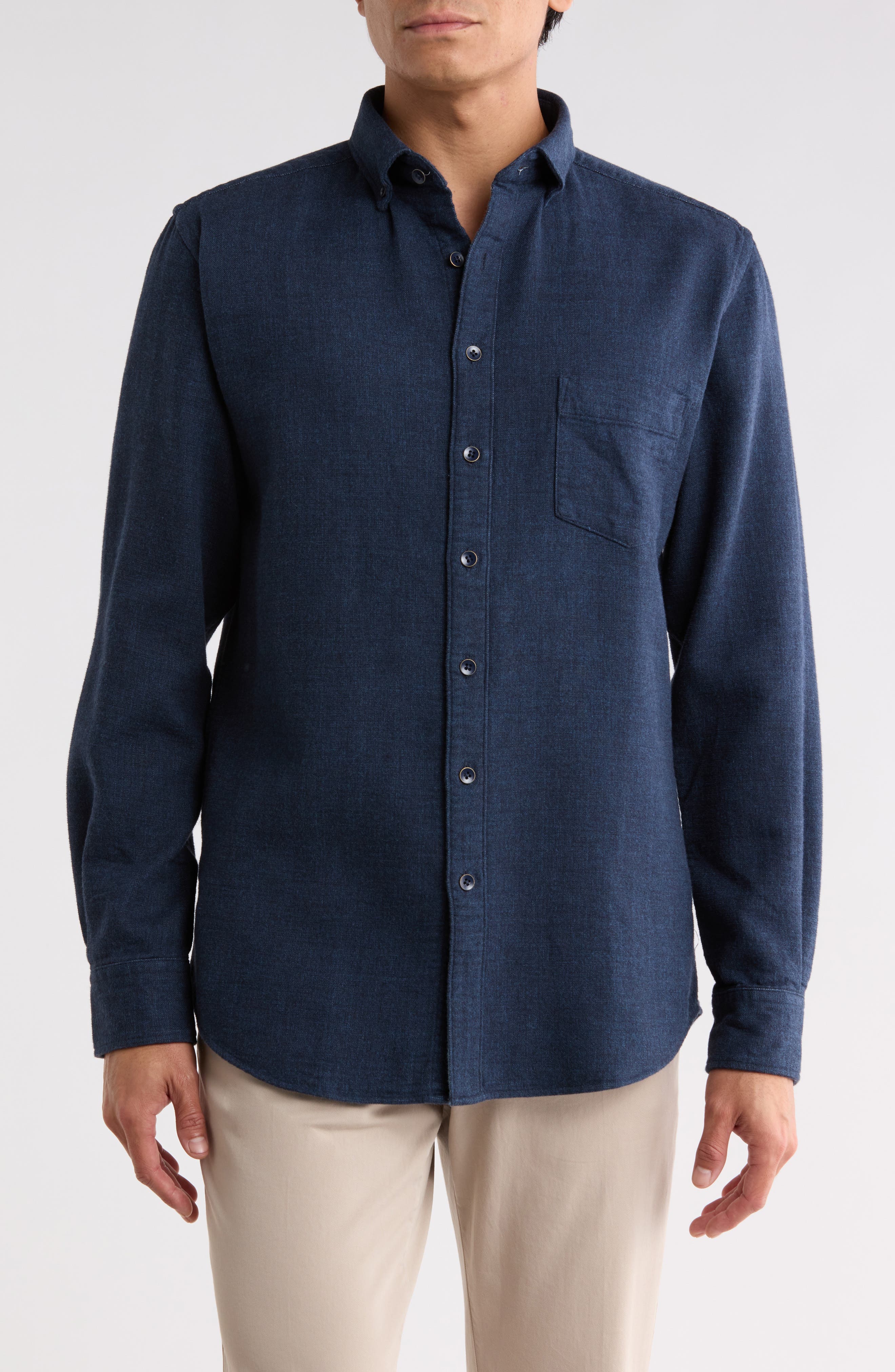 Lloyd Peak Cotton Flannel Button Down Shirt
