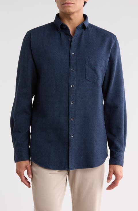 Lloyd Peak Cotton Flannel Button Down Shirt