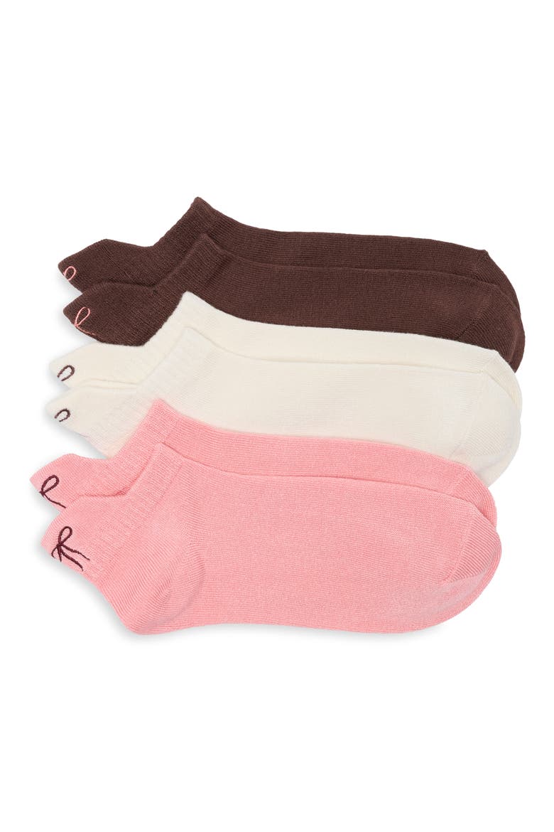 3-Pack Assorted Ankle Socks, Main, color, IVORY