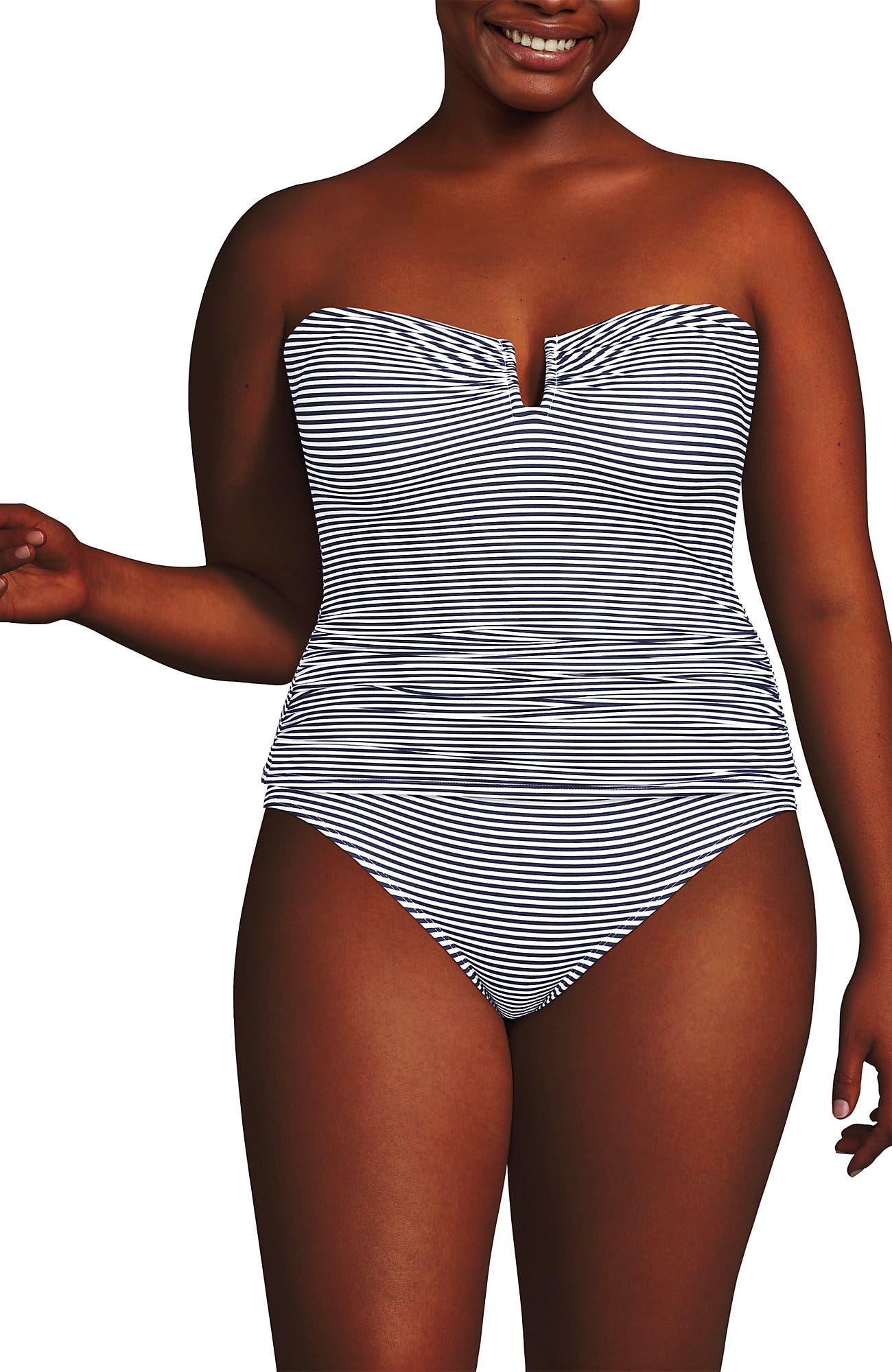 Deep Sea Navy Mini Stripe