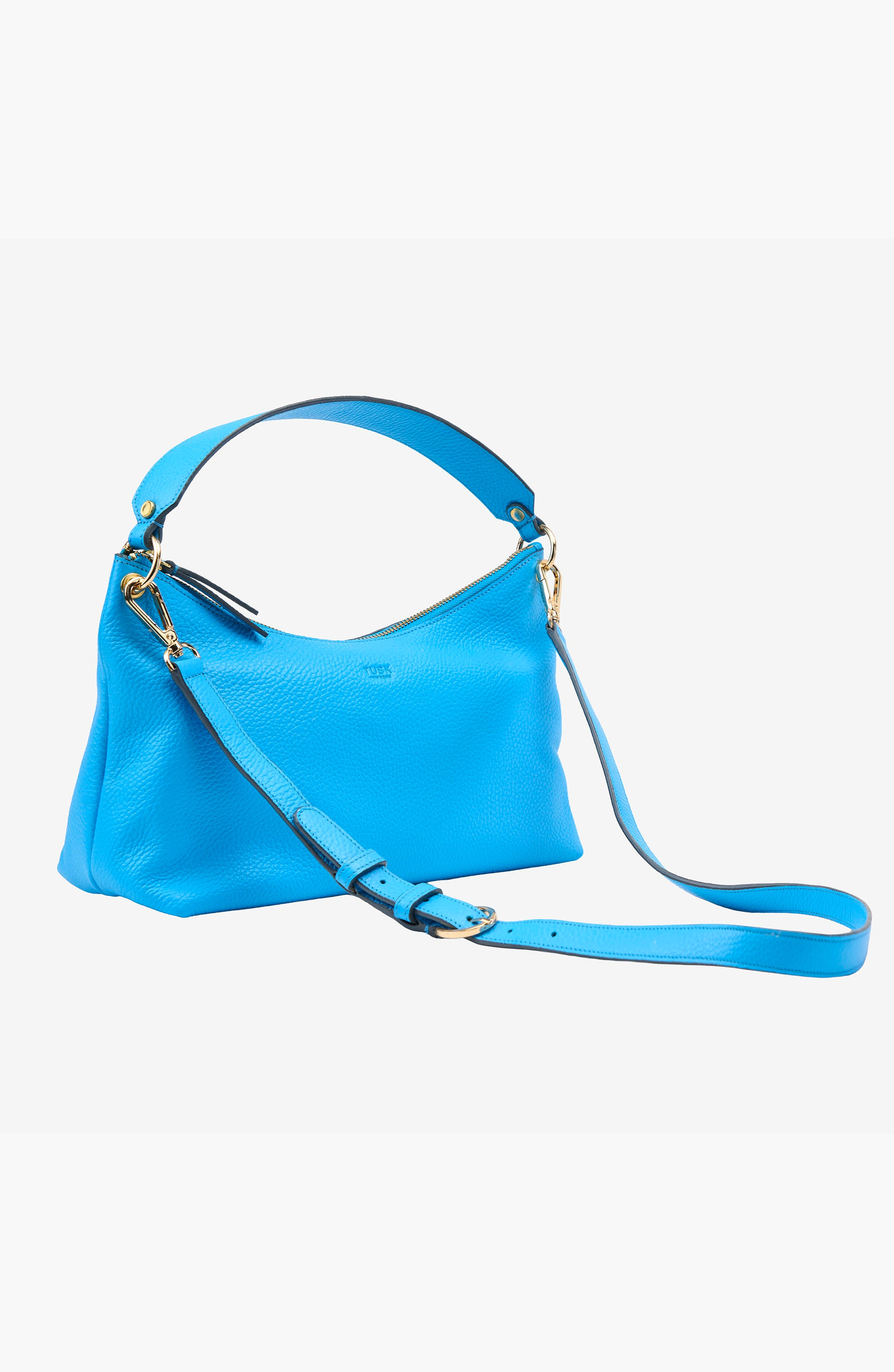 Ascot Indu Top Zip Hobo Bag, Alternate, color, Azure