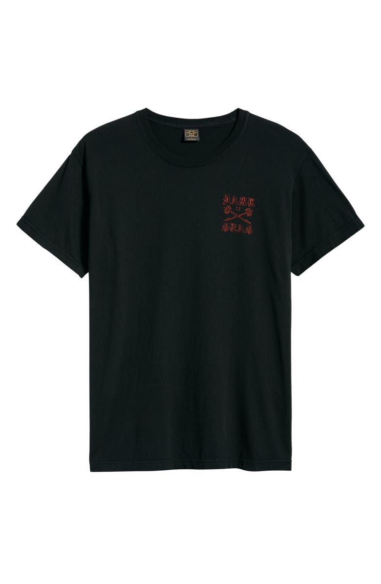 DARK SEAS Primordial Cotton Graphic T-Shirt, Main, color, Black