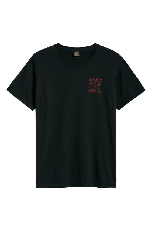 Dark Seas Primordial Cotton Graphic T-shirt In Black