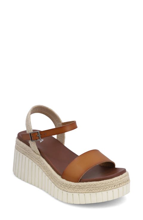 Yanis Ankle Strap Platform Wedge Sandal (Women)