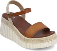 MIA Yanis Ankle Strap Platform Wedge Sandal