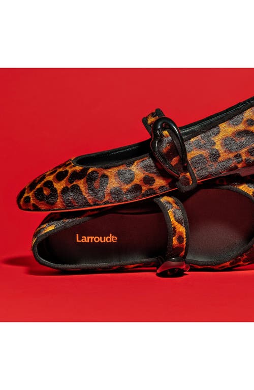 Larroude Larroudé Verona Ballet Flat In Leopard