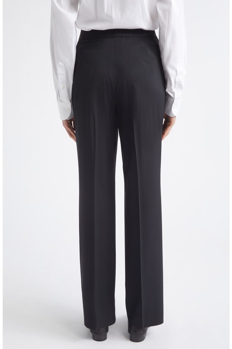 Irving Straight Leg Stretch Wool Pants, Alternate, color, BLACK