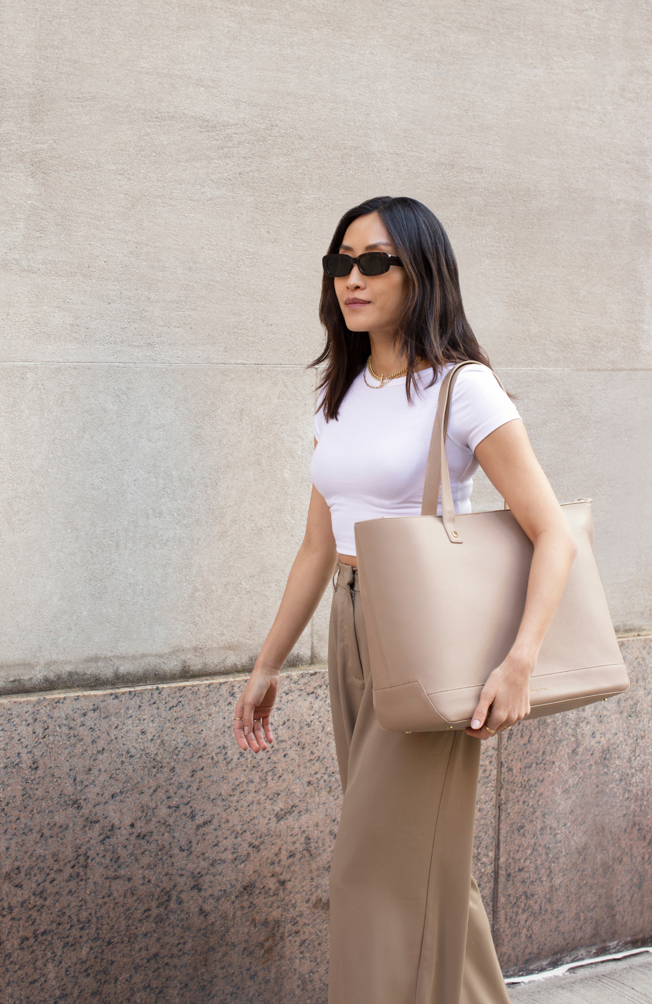 THE TOTE, Alternate, color, Cream