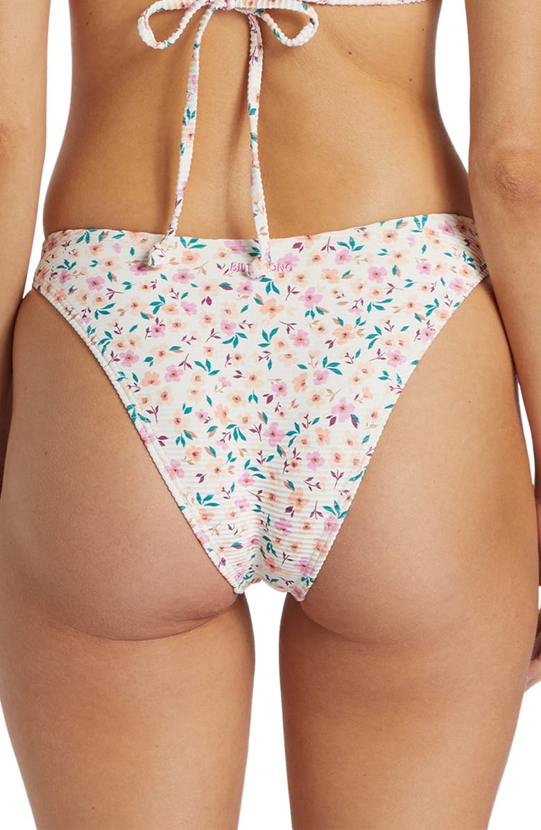 Billabong Stuck on You Tanlines Bikini Bottoms, Alternate, color, Multi