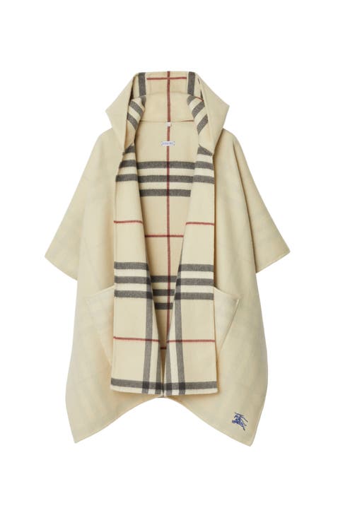 Cashmere Hooded Cape