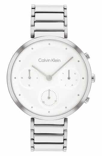 Calvin Klein Minimalistic T-Bar Mesh Bracelet Watch, 36.5mm