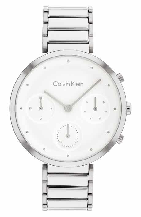 Calvin Klein Minimalistic T-Bar Mesh Bracelet Watch, 36.5mm