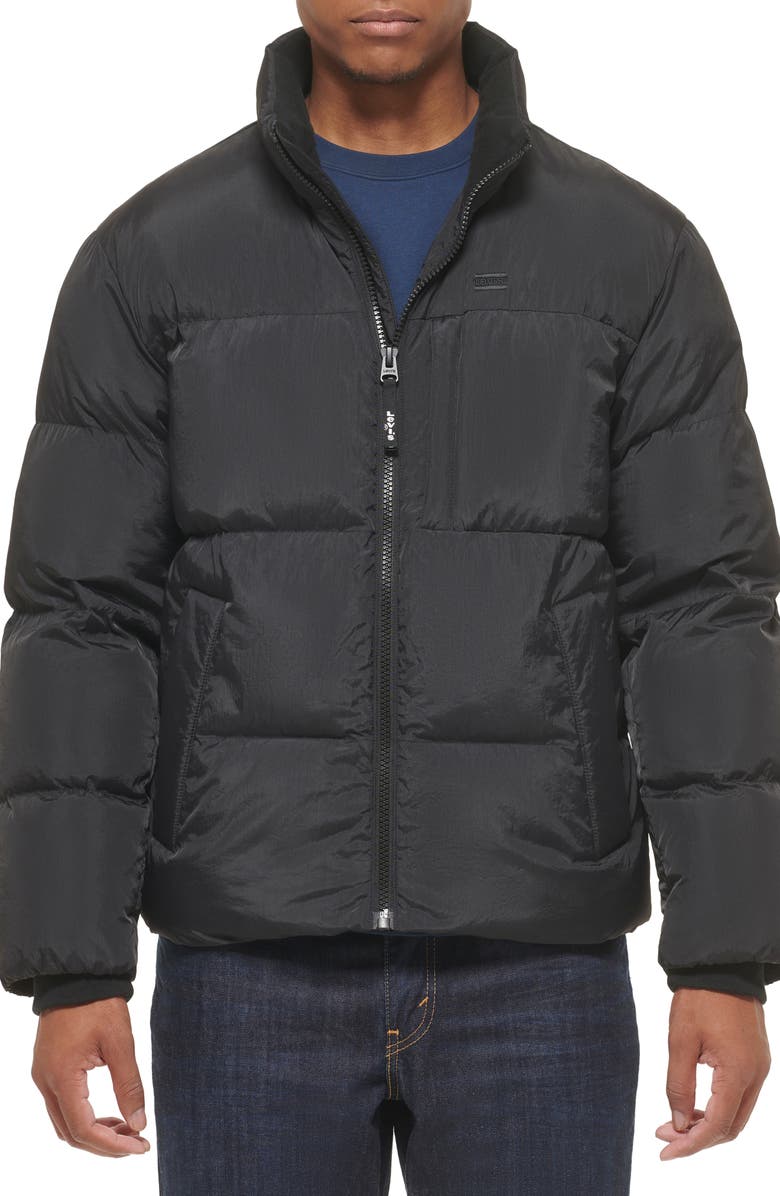 Levi's<sup>®</sup> Stand Collar Puffer Jacket, Main, color, 