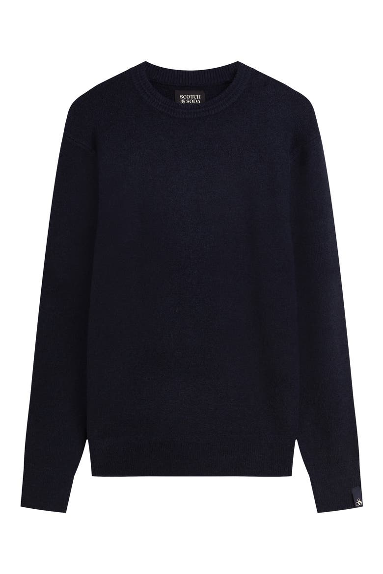 Soft Knit Crewneck Sweater, Alternate, color, SKY CAPTAIN