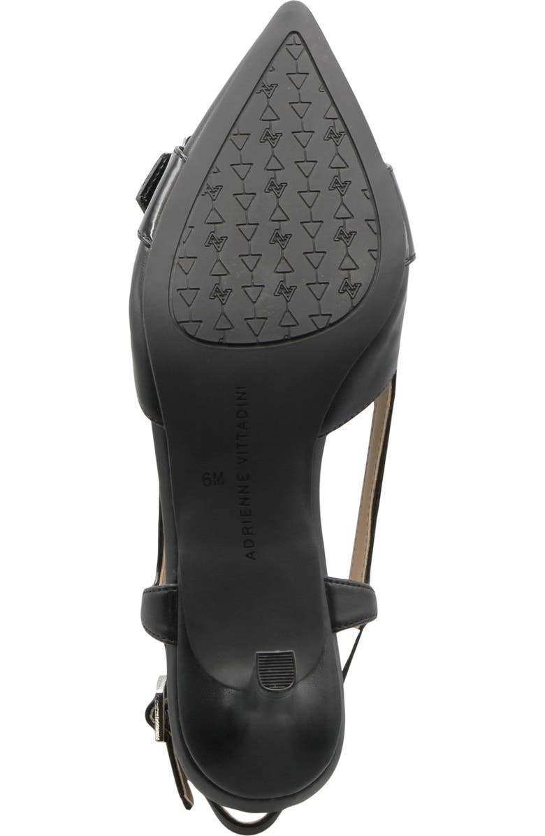 Adrienne Vittadini Sippy Pointed Toe Slingback Pump, Alternate, color, Black