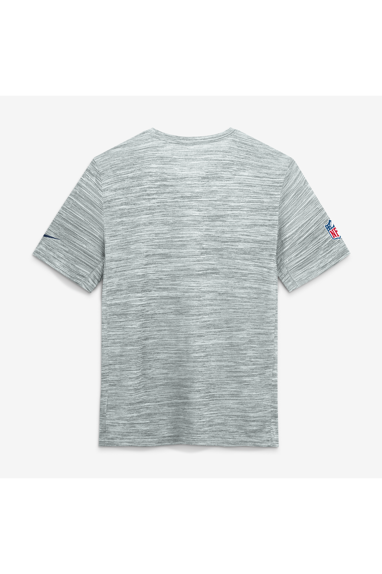 Men's Nike  Silver New England Patriots Rivalries Collection Sideline Velocity T-Shirt, Alternate, color, Silver