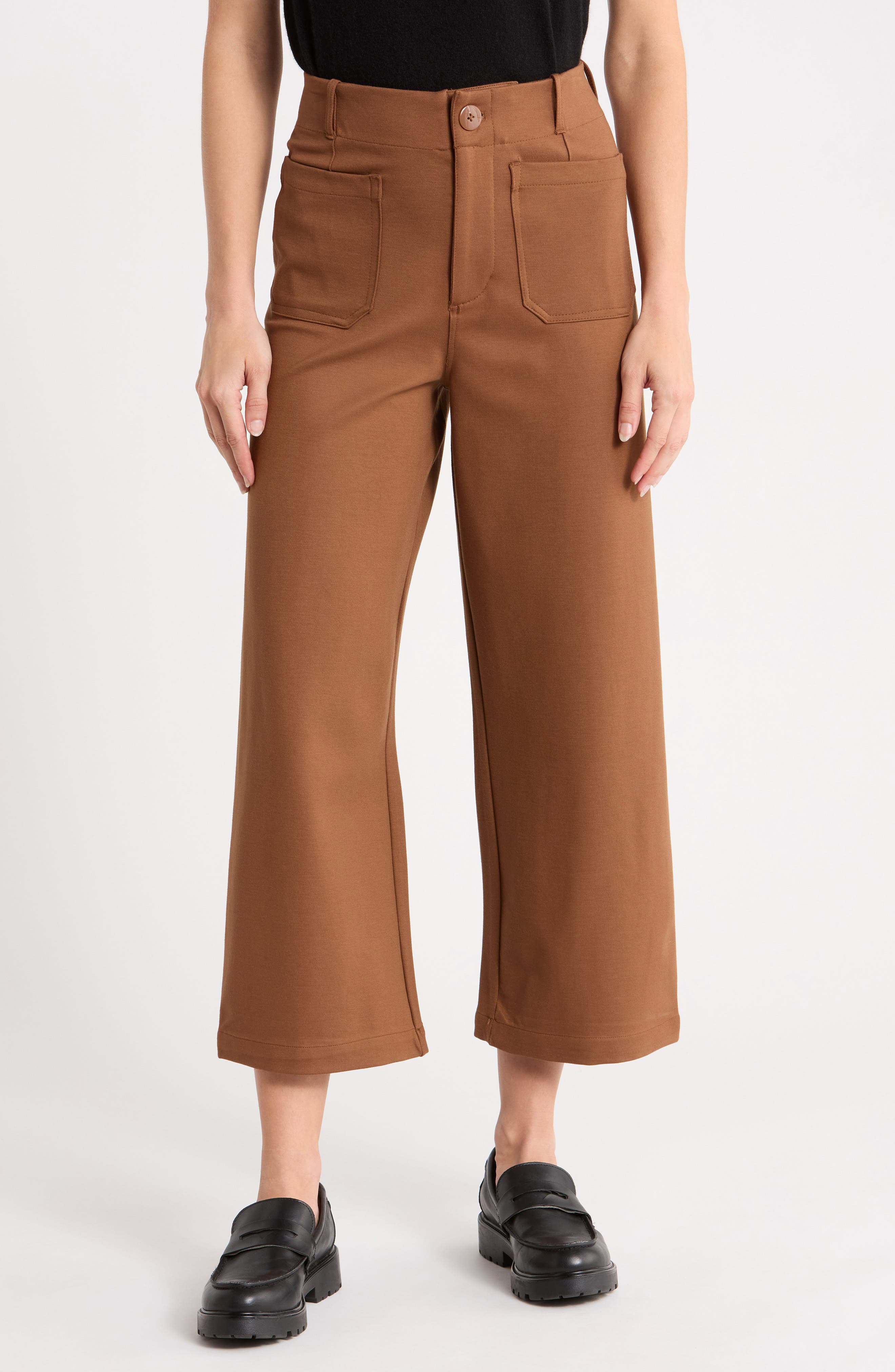 Crop Wide Leg Pants