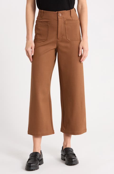 Crop Wide Leg Pants