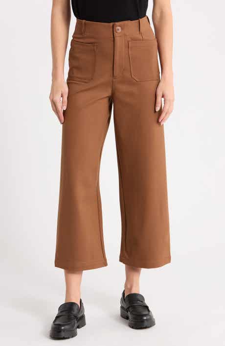 Crop Wide Leg Pants