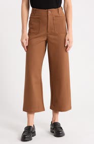 T Tahari Crop Wide Leg Pants