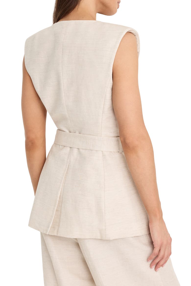 Belted Vest, Alternate, color, OAT