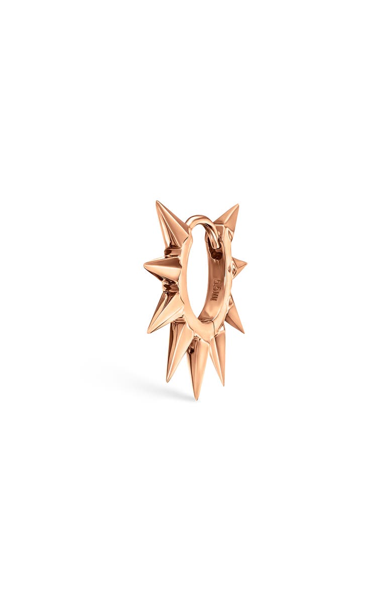 MARIA TASH Mohawk Spike Hoop Earring, Main, color, Rose Gold