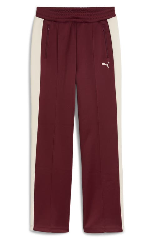 Puma T7 Always On Straight Track Pants In Red