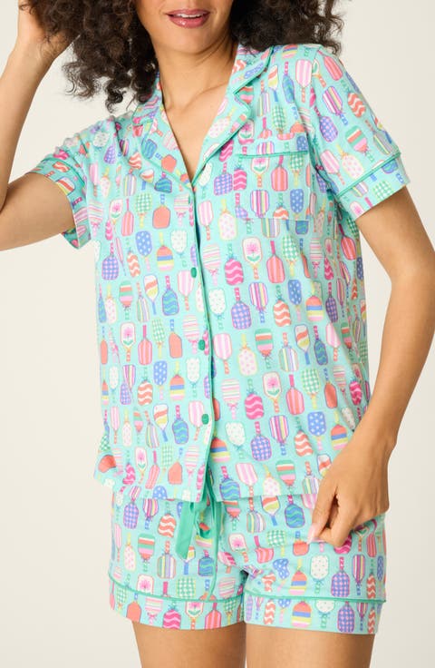 Whimsy Print Short Pajamas