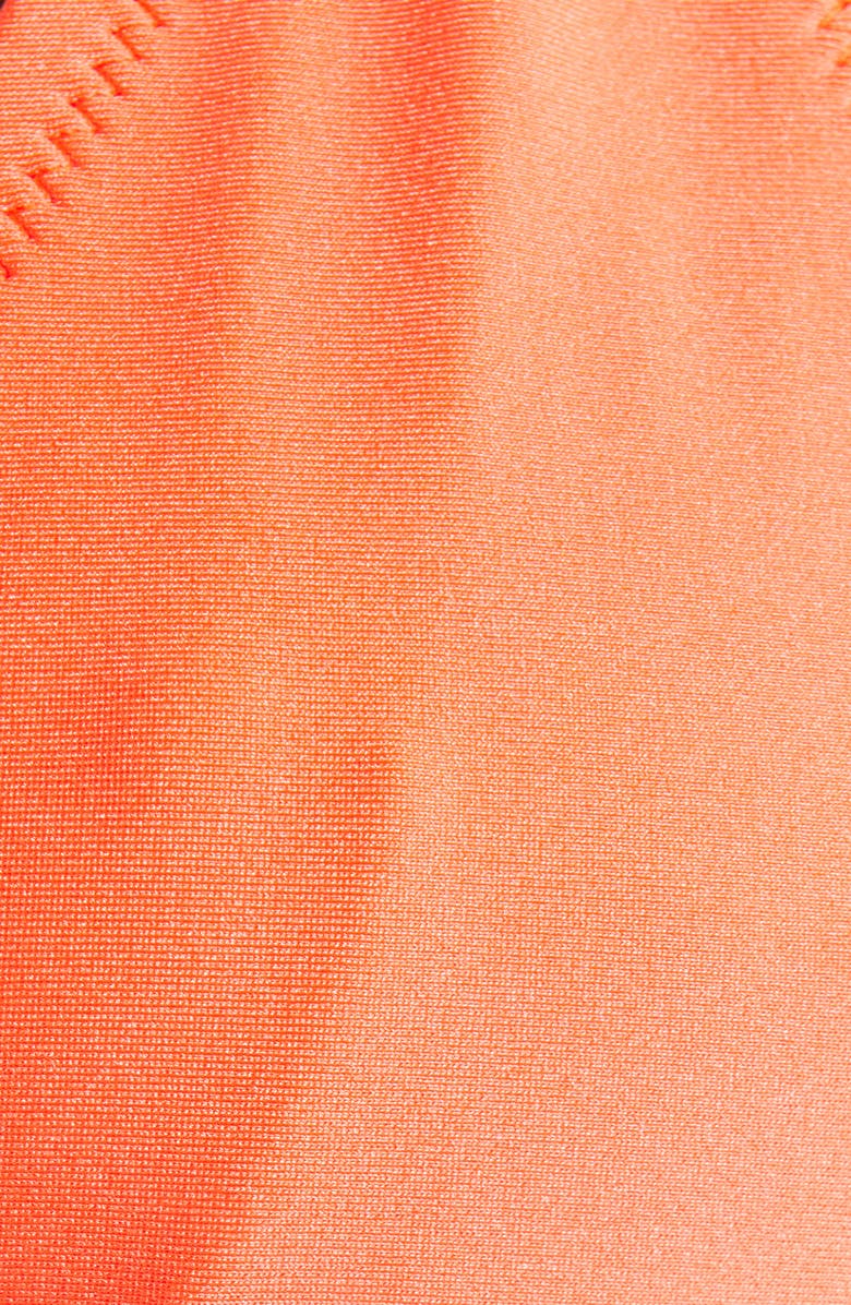 Kulani Kinis Ring Halter Bikini Top, Alternate, color, Amber Glow